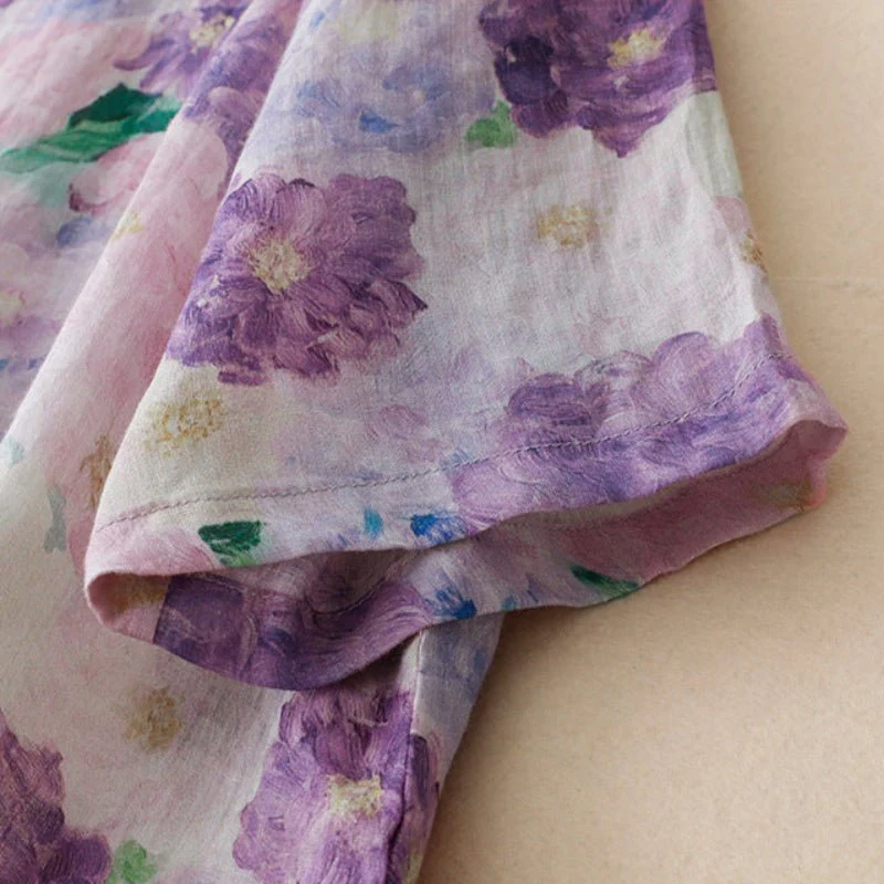 Ava Women's Blouse | Elegant Floral Design, Tailored Fit - Image 3