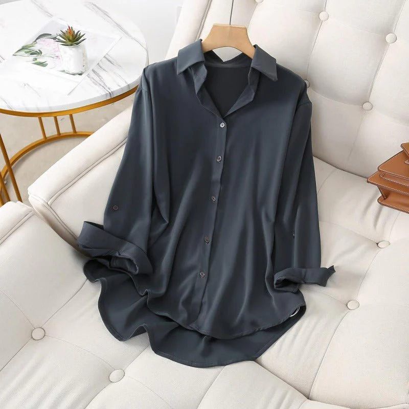 Ava Women's Blouse | Featherweight Linen, Elegant Design - Image 8