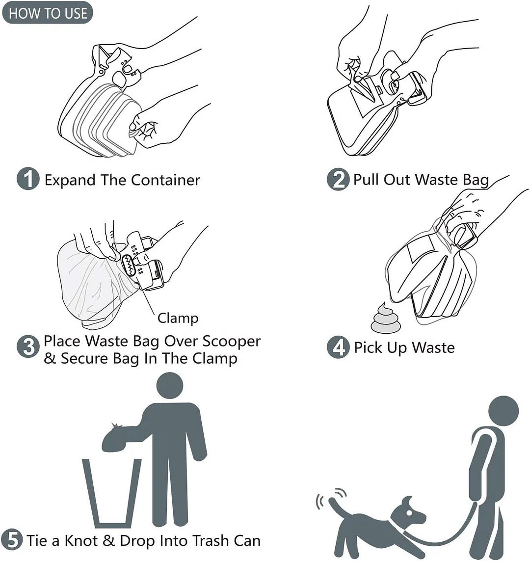 CleanGrip Dog Pooper Scooper - Image 3