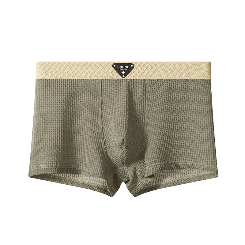 Cleo Men's Trunk Underwear | Cooling Gel Silk, Breathable Honeycomb Texture - Image 12