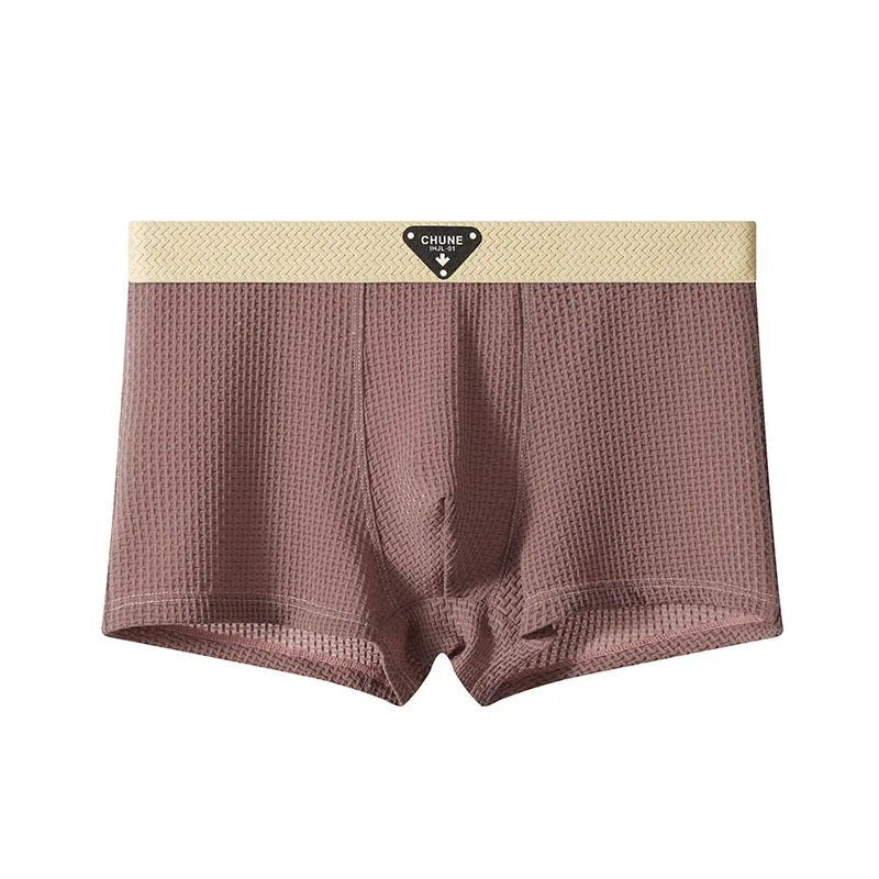 Cleo Men's Trunk Underwear | Cooling Gel Silk, Breathable Honeycomb Texture - Image 13
