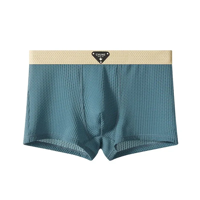 Cleo Men's Trunk Underwear | Cooling Gel Silk, Breathable Honeycomb Texture - Image 3