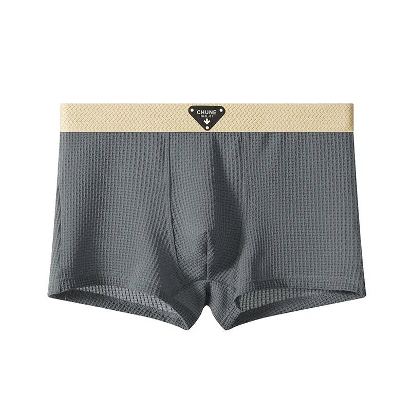 Cleo Men's Trunk Underwear | Cooling Gel Silk, Breathable Honeycomb Texture - Image 9