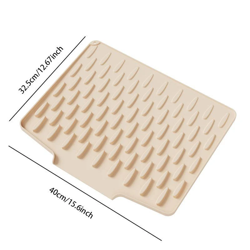 Dripease Kitchen Mat | Silicone, Fast Water Drainage, Heat-Resistant - Image 9