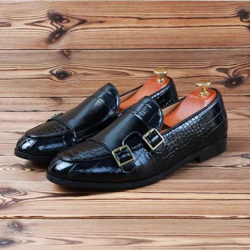 Eccelso Men's Buckle Shoes | Vegan Leather, Handmade - Image 6