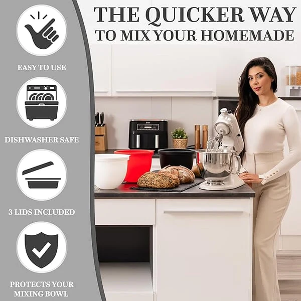 FlexiMix – Silicone Liner Attachment for KitchenWave Tilt-Head Mixers - Image 8