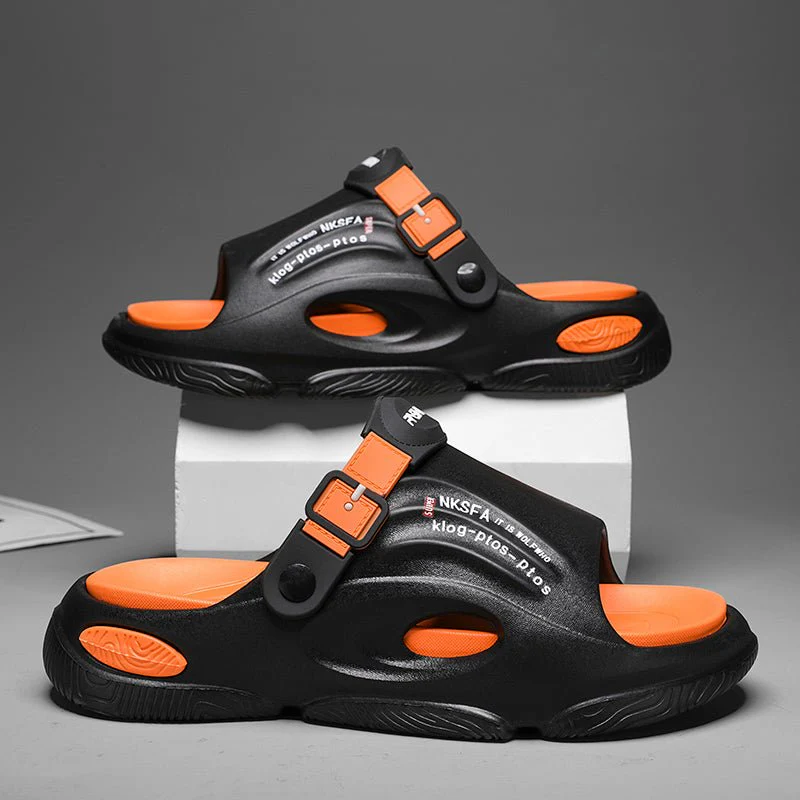 FlexiStride Men's Slippers | Adjustable Fit, Arch Support - Image 13