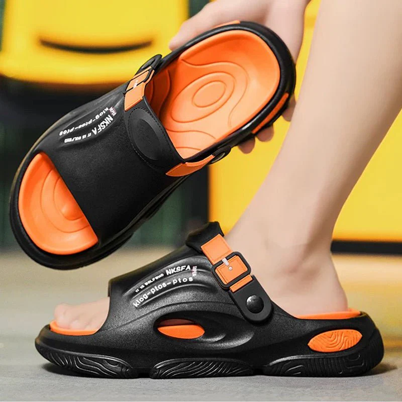 FlexiStride Men's Slippers | Adjustable Fit, Arch Support - Image 3