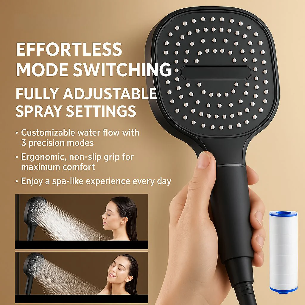 Haven Filtered Shower Head | Turbo Boost Technology, High Pressure - Image 8