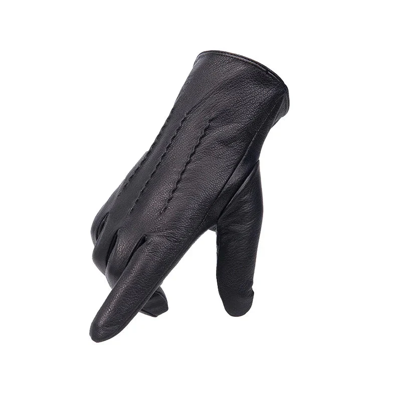 Ivo Men's Leather Gloves | Premium Lambskin, Winter Warmth - Image 5