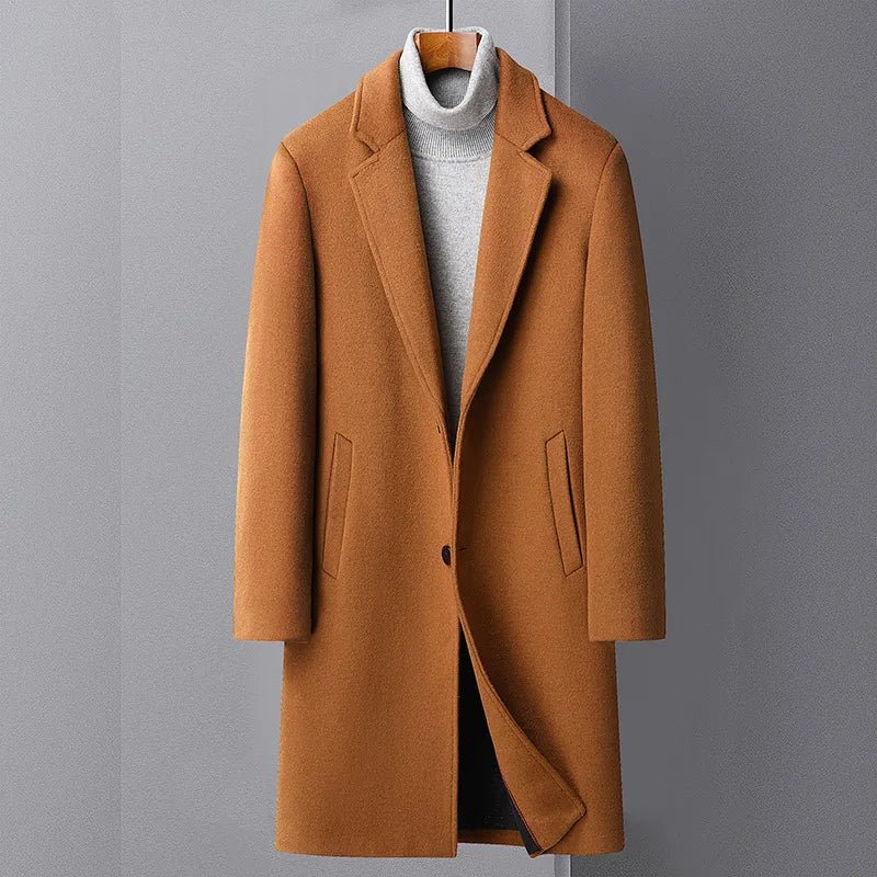 Larken Men's Trench Coat | Premium Wool - Image 6