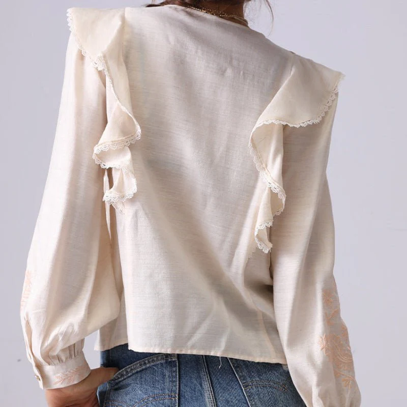 Lina Women's Blouse | Premium Linen - Image 4