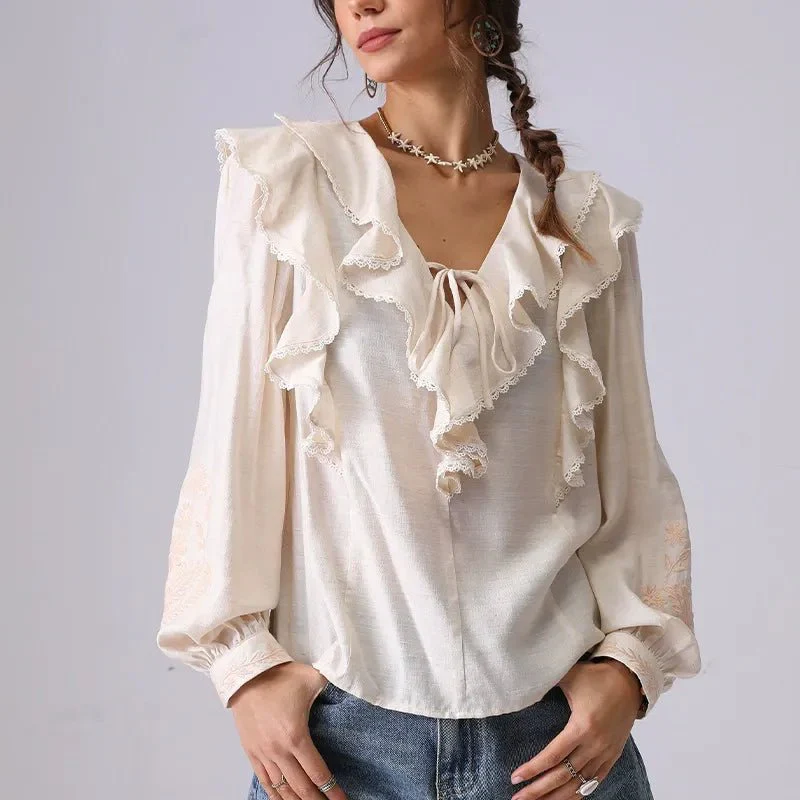 Lina Women's Blouse | Premium Linen - Image 5