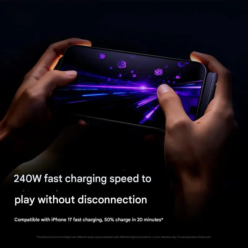 Lovi USB C Charger Cable | 240W Fast Charging, Adjustable Viewing Angle - Image 7