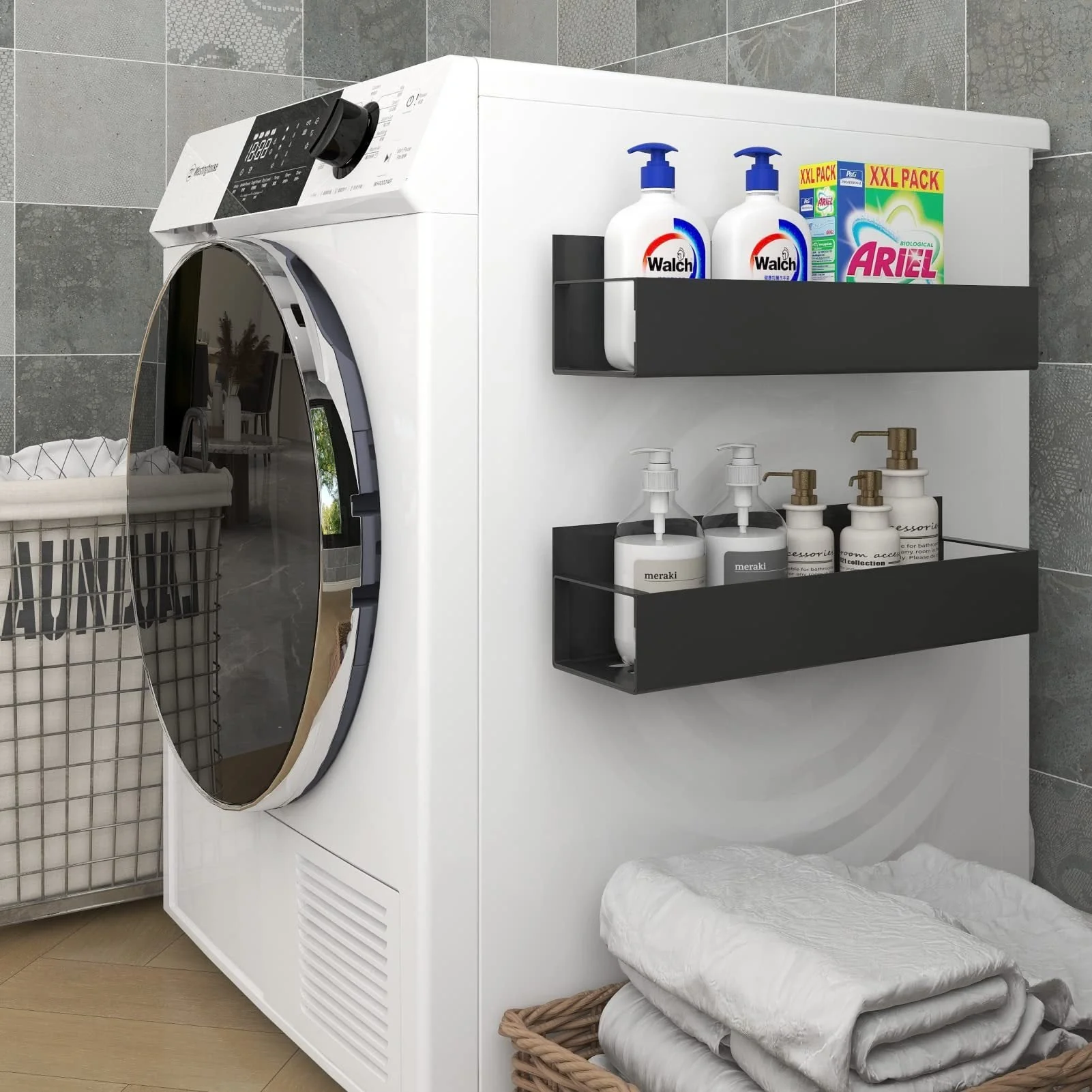 Magnetic Kitchen Spice Rack with Reinforced Steel Frame - Image 7