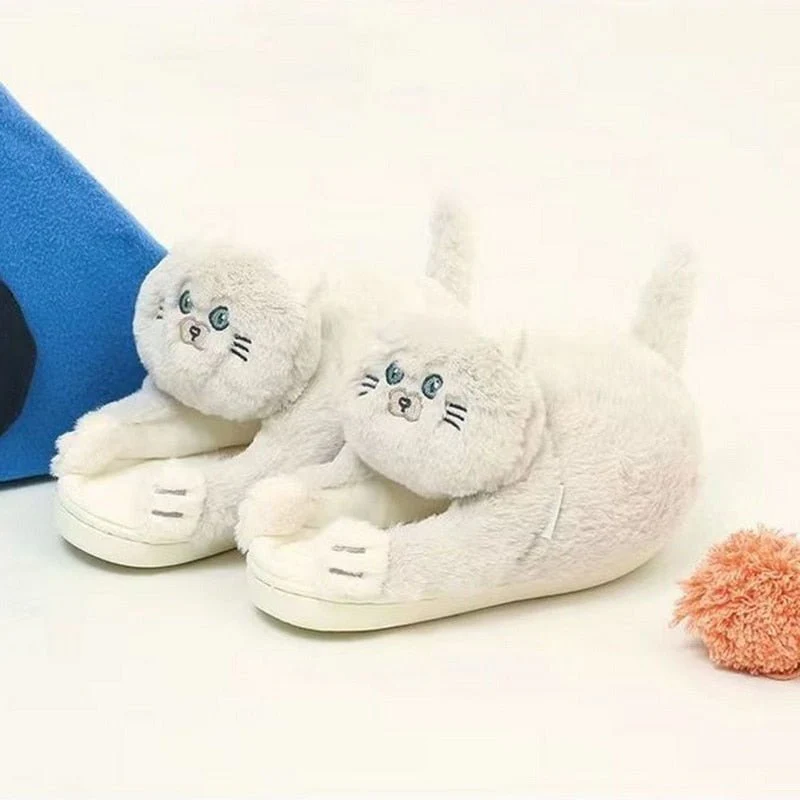 MiloCat Slippers — Plush Indoor Slippers with Durable Grip Sole - Image 10