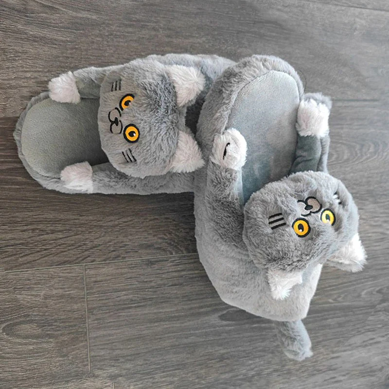 MiloCat Slippers — Plush Indoor Slippers with Durable Grip Sole - Image 12