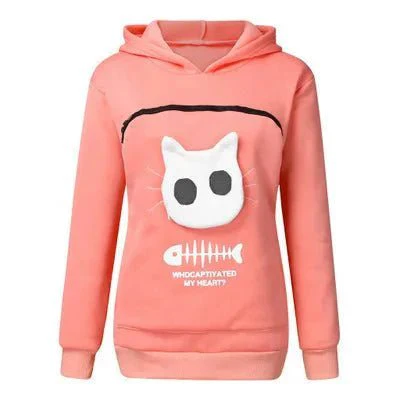 Nivara — Fleece Hoodie Sweatshirt with Kangaroo Pocket for Small Cats - Image 19
