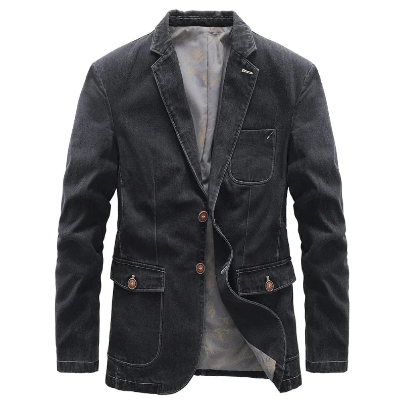 Nora's Denim Jacket | Vintage-Inspired, Premium Dark-Wash Denim - Image 10