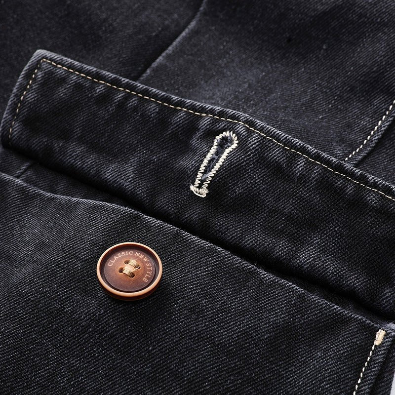 Nora's Denim Jacket | Vintage-Inspired, Premium Dark-Wash Denim - Image 8