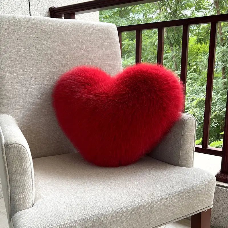Plush Heart-Shaped Pillow for Ultimate Comfort – Soft and Stylish Home Decor - Image 5