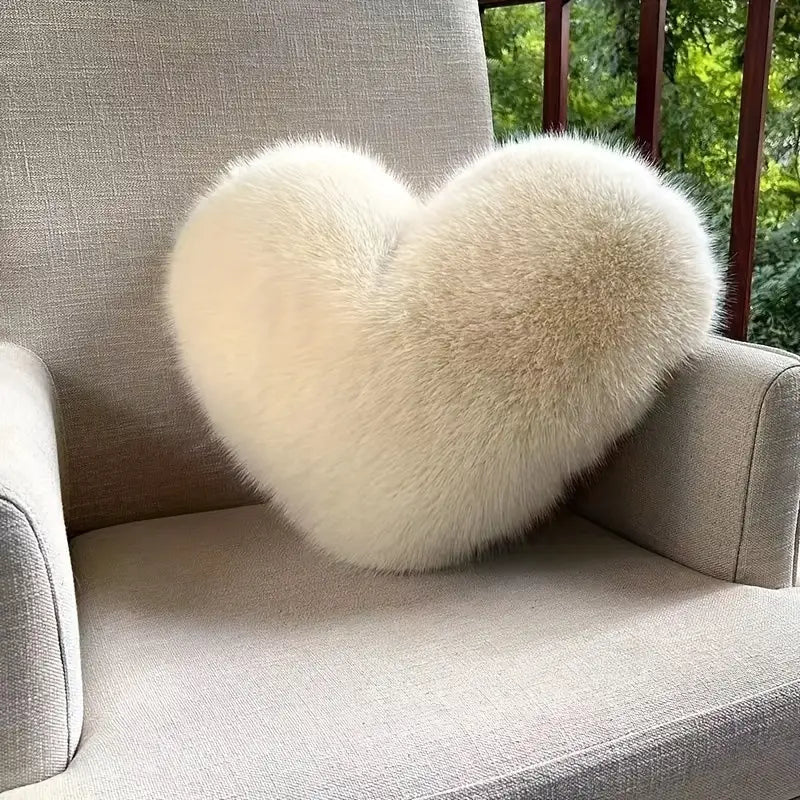 Plush Heart-Shaped Pillow for Ultimate Comfort – Soft and Stylish Home Decor - Image 7