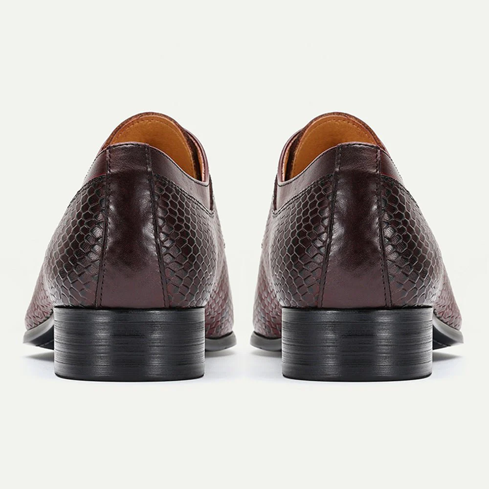 Raven Men's Derby Shoes | Genuine Bovine Leather - Image 4