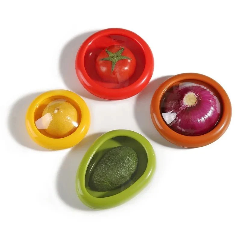 Reusable Stretch Lids for Cut Fruits and Vegetables (4-Pack) - Image 6