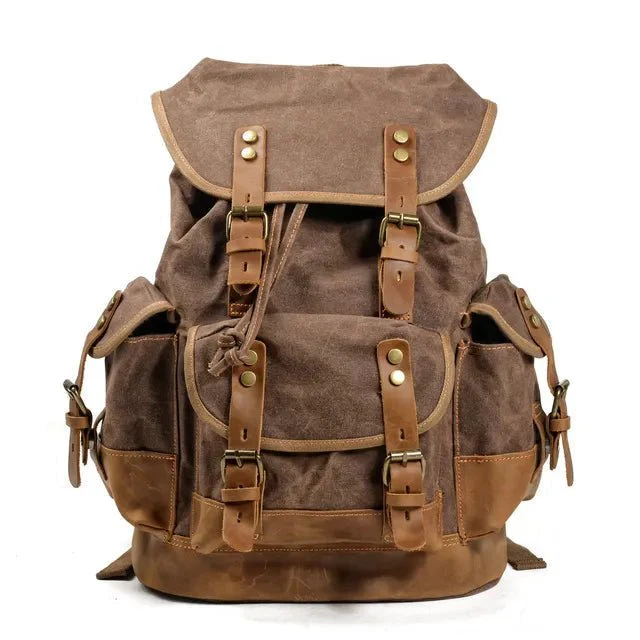 Rover Travel Backpack | Durable Waxed Canvas, Water-Resistant - Image 4