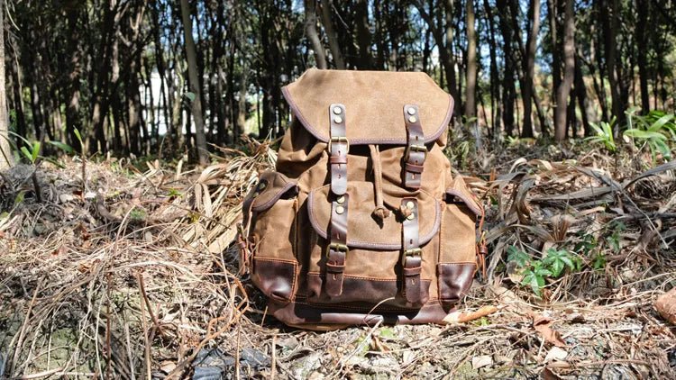 Rover Travel Backpack | Durable Waxed Canvas, Water-Resistant - Image 6