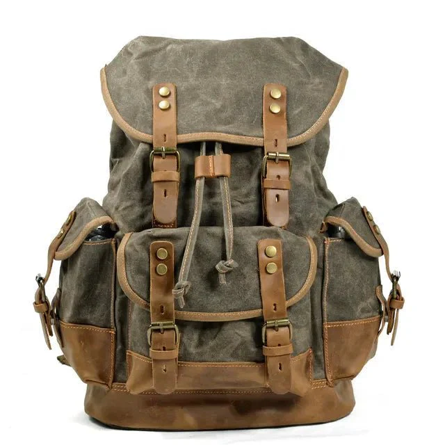 Rover Travel Backpack | Durable Waxed Canvas, Water-Resistant - Image 7