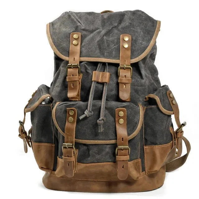Rover Travel Backpack | Durable Waxed Canvas, Water-Resistant - Image 8