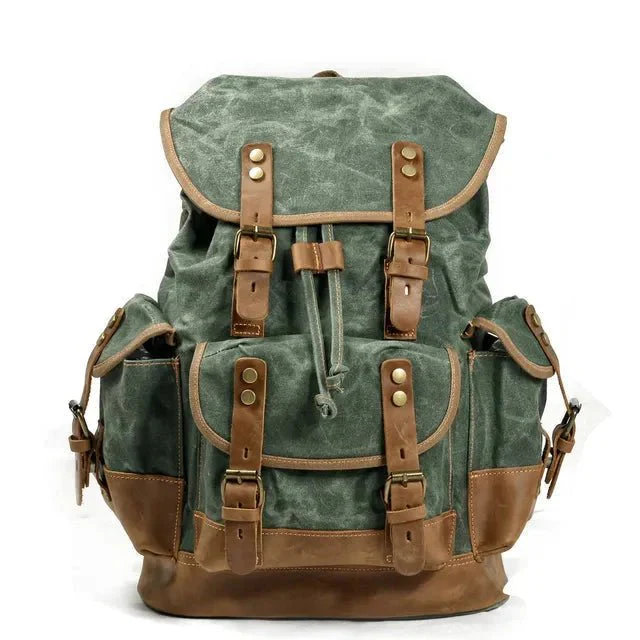 Rover Travel Backpack | Durable Waxed Canvas, Water-Resistant - Image 9