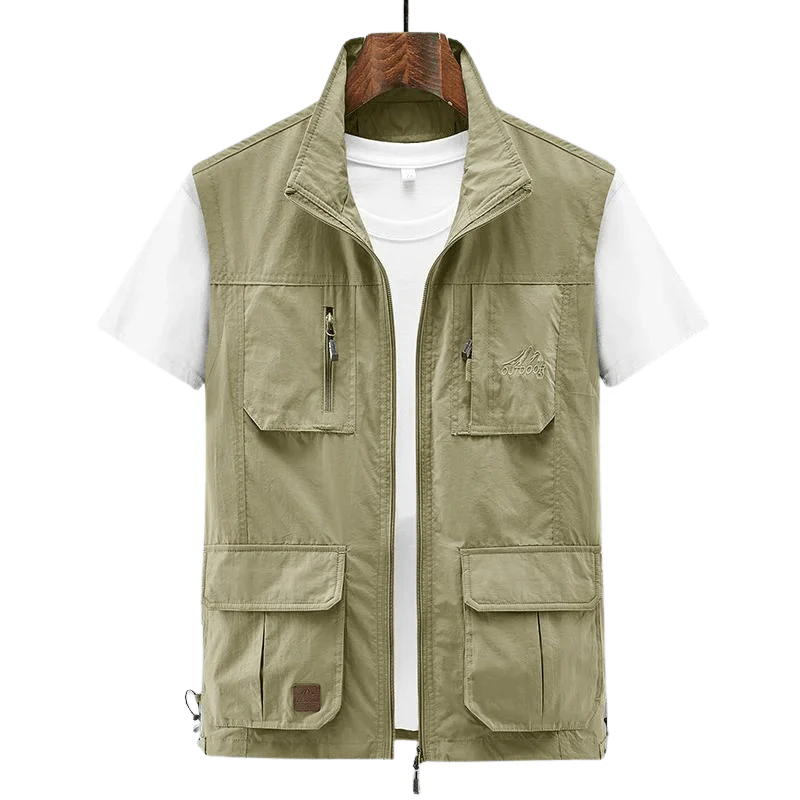 Rylan Men's Outdoor Vest | Durable Fabric, Multi-Pocket Design - Image 3