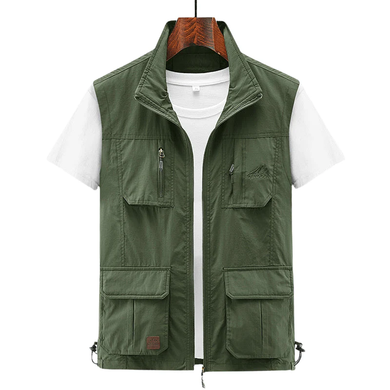 Rylan Men's Outdoor Vest | Durable Fabric, Multi-Pocket Design - Image 8