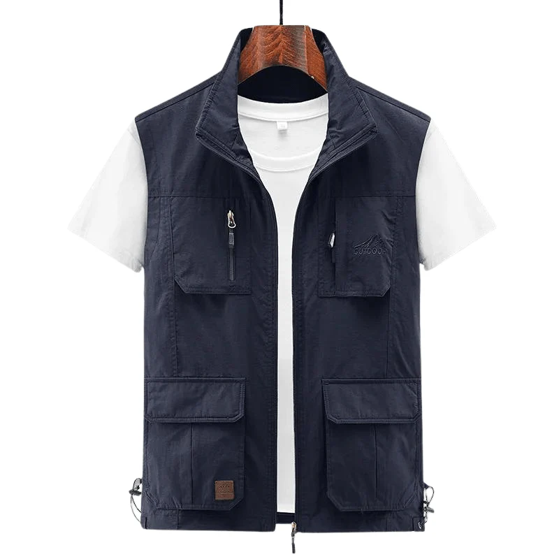 Rylan Men's Outdoor Vest | Durable Fabric, Multi-Pocket Design - Image 9