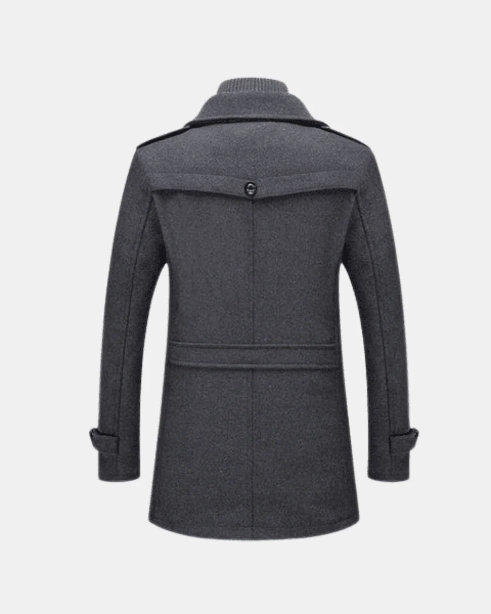 Selwyn — Wool Blend Winter Coat with Tailored Fit and Lining - Image 4