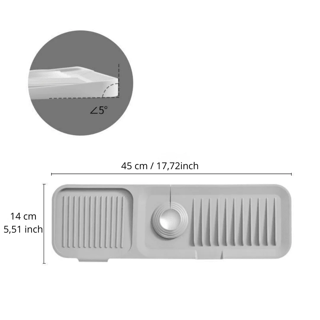 Silo Dish Drying Mat | Soft Silicone, Self-Draining Design - Image 16