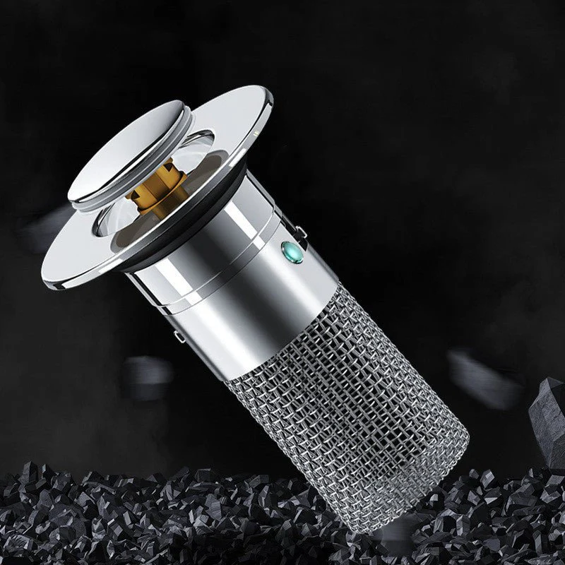 Sink Drain Stopper | Pop-Up Press Bounce | Stainless Steel Hair Catcher - Image 3