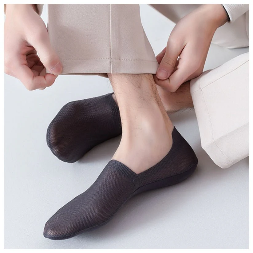 Sleek Unisex No-Show Socks | Breathable Ice-Silk Comfort - Image 10