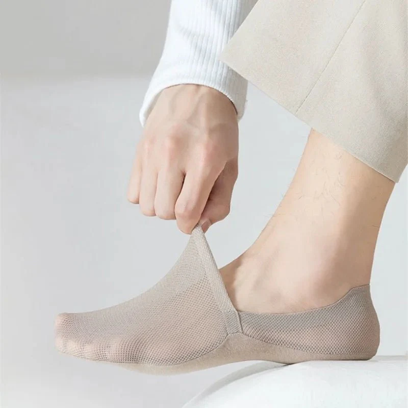 Sleek Unisex No-Show Socks | Breathable Ice-Silk Comfort - Image 15