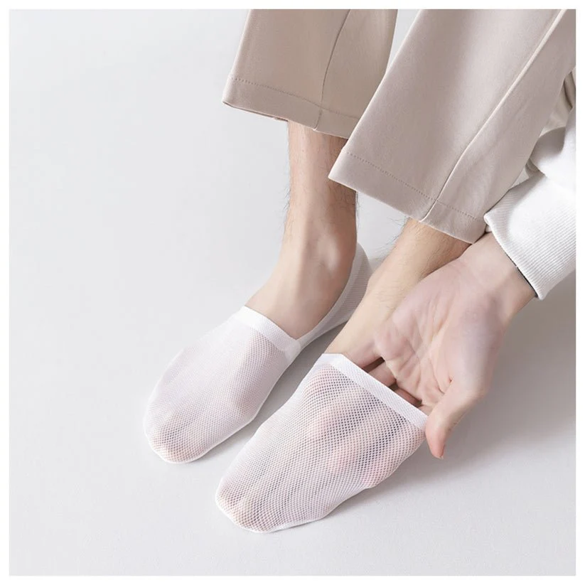 Sleek Unisex No-Show Socks | Breathable Ice-Silk Comfort - Image 3