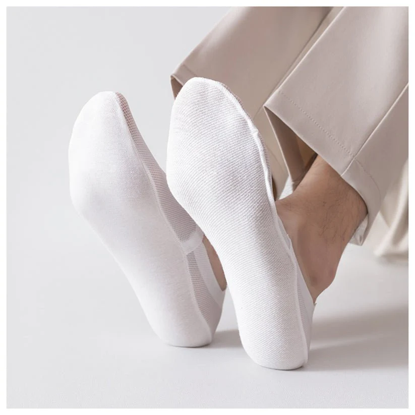 Sleek Unisex No-Show Socks | Breathable Ice-Silk Comfort - Image 4