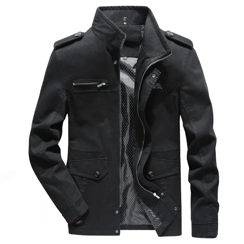 Tovren Men's Jacket | Lightweight Cotton with Secure Pockets - Image 4