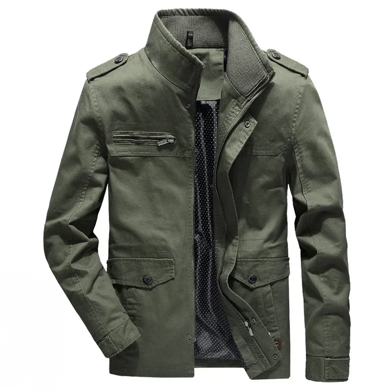 Tovren Men's Jacket | Lightweight Cotton with Secure Pockets - Image 6