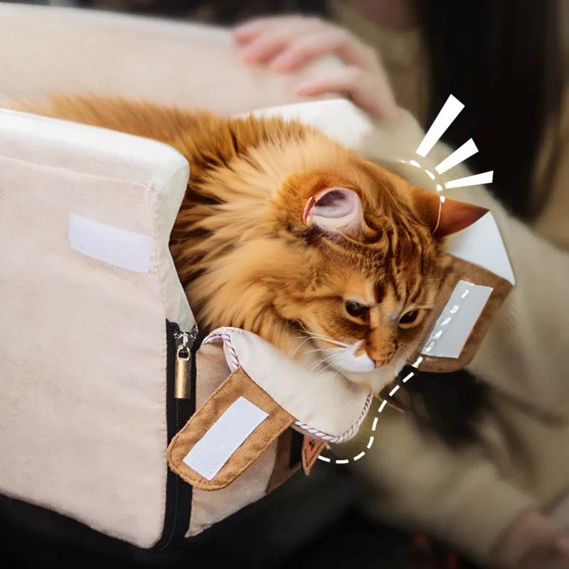 Foldable Pet Car Seat for Small Pets with Secure Console Fit - Image 4