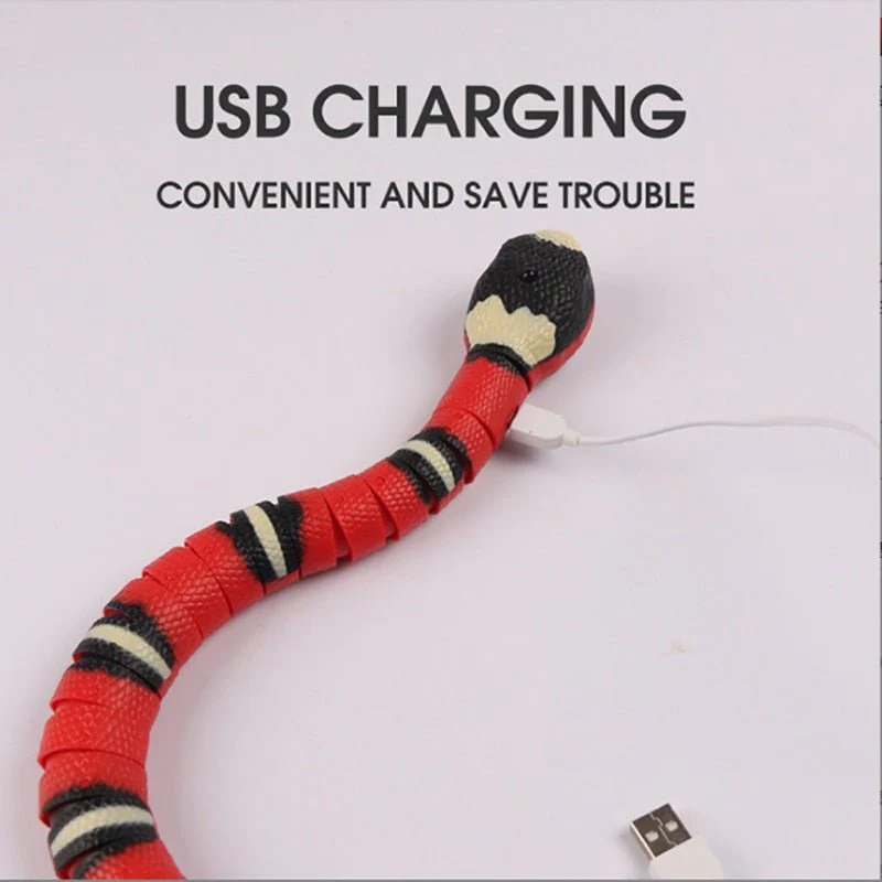 Vypra — Interactive USB Rechargeable Snake Cat Toy for Active Play - Image 3