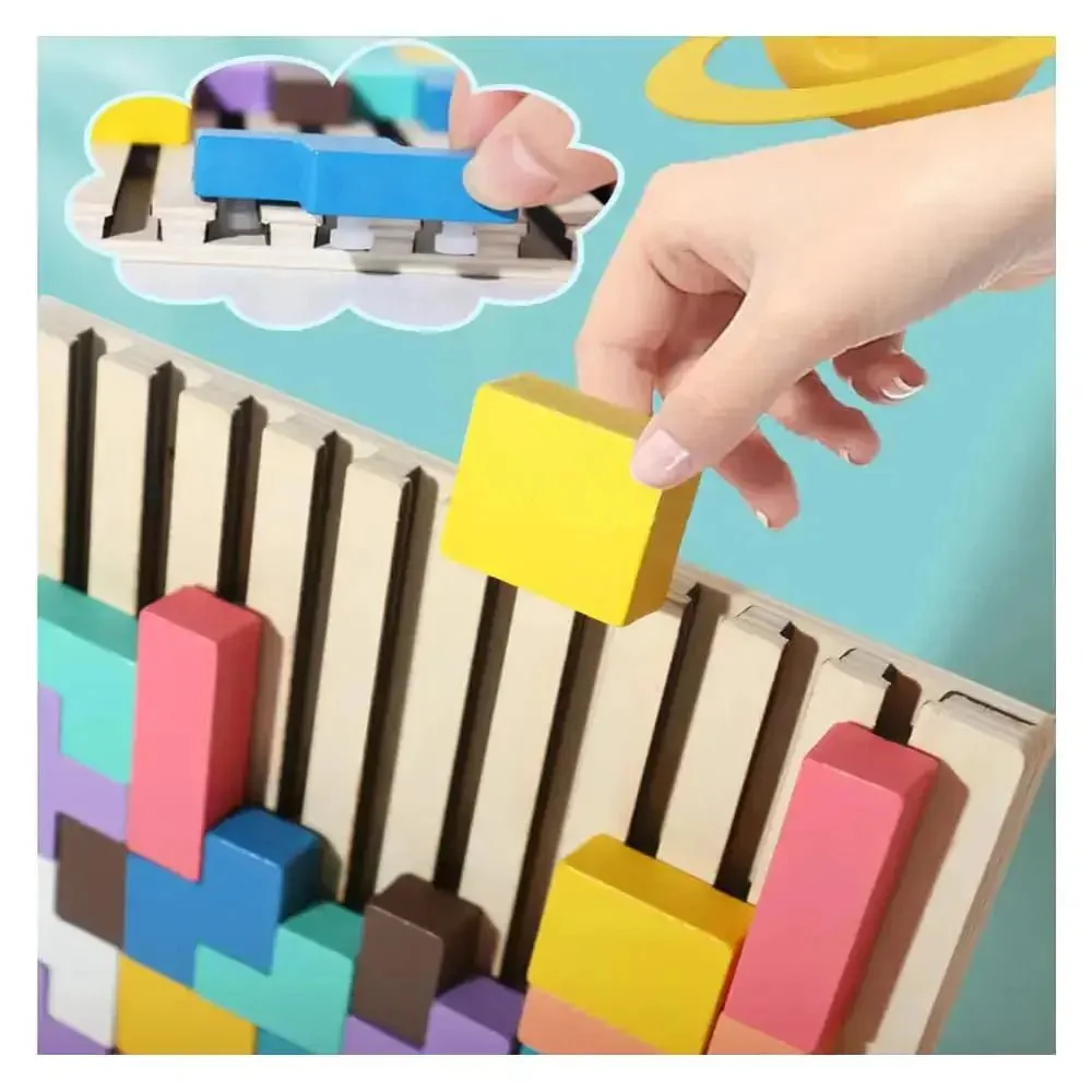 Wooden Tabletop Puzzle for Adults – Relaxation, Mindfulness & Concentration - Image 3